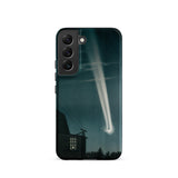 The Great Comet of 1881 - E. L. Trouvelot Phone Case Samsung Galaxy S22 / Matte Sleek Black Phone Case Vivid Illustration Bright Comet