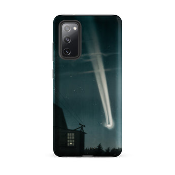The Great Comet of 1881 - E. L. Trouvelot Phone Case Samsung Galaxy S20 Fe / Matte Sleek Black Phone Case Vivid Illustration Bright Comet
