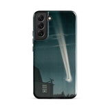 The Great Comet of 1881 - E. L. Trouvelot Phone Case Samsung Galaxy S22 Plus / Gloss Sleek Black Phone Case Vivid Illustration Bright Comet