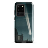 The Great Comet of 1881 - E. L. Trouvelot Phone Case Samsung Galaxy S20 Ultra / Gloss Sleek Black Phone Case Vivid Illustration Bright