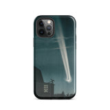 The Great Comet of 1881 - E. L. Trouvelot Phone Case Iphone 12 Pro / Gloss Sleek Black Phone Case Vivid Illustration Bright Meteor