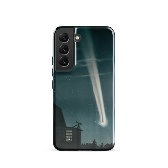 The Great Comet of 1881 - E. L. Trouvelot Phone Case Samsung Galaxy S22 / Gloss Sleek Black Phone Case Vivid Illustration Bright Meteor