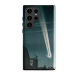 The Great Comet of 1881 - E. L. Trouvelot Phone Case Samsung Galaxy S23 Ultra / Gloss Sleek Phone Case Vivid Illustration Bright Comet