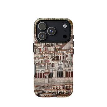 Great Mosque of Damascus - Islamic School Phone Case Iphone 17 Pro / Matte Iphone 12 Pro Max Case Detailed Cityscape Design Damascus Case,