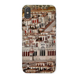 Great Mosque of Damascus - Islamic School Phone Case Iphone x / Matte Cityscape Phone Case Damascus Iphone Case, Ottoman Miniature Art,
