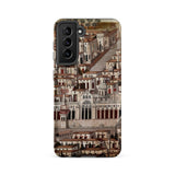 Great Mosque of Damascus - Islamic School Phone Case Samsung Galaxy S21 Fe / Matte Phone Case Detailed Historical Illustration Densely