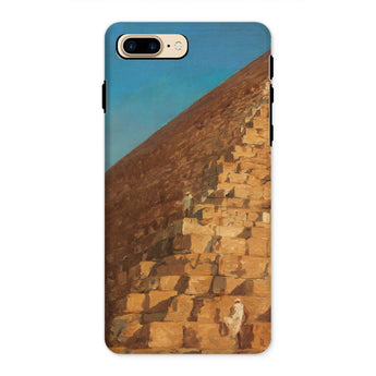 Great Pyramid of Giza - Adrien Dauzats Phone Case Iphone 8 Plus / Matte Phone Case Pyramid Design Adrien Dauzats, Great Pyramid, Eternal,