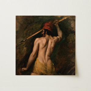 A Greek Slave - William Etty Art Print / Canvas, 12x12’’ / 31x31cm / Unframed / no Border, Posters Prints & Visual Artwork, Toby Leon