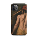 A Greek Slave - William Etty iPhone-hoesje, 11 Pro Max / Mat, telefoonhoesjes, Toby Leon