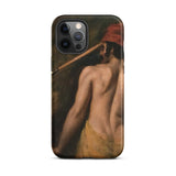 A Greek Slave - William Etty iPhone-hoesje, 12 Pro Max / Mat, telefoonhoesjes, Toby Leon