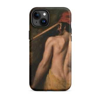 A Greek Slave - William Etty iPhone-hoesje, 15 Plus / Mat, telefoonhoesjes, Toby Leon