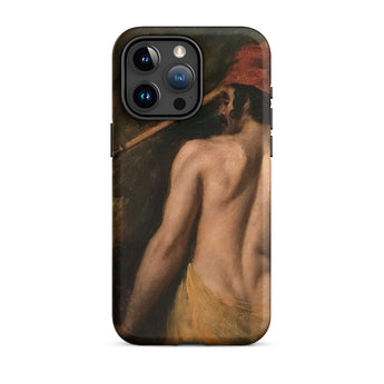 A Greek Slave - William Etty iPhone-hoesje, 15 Pro Max / Mat, telefoonhoesjes, Toby Leon