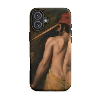 A Greek Slave - William Etty iPhone-hoesje, 16 Plus / Mat, telefoonhoesjes, Toby Leon