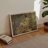 Green and Gold - Henry Scott Tuke Kunstdruck / Leinwand, Poster Drucke & visuelle Kunstwerke, Toby Leon