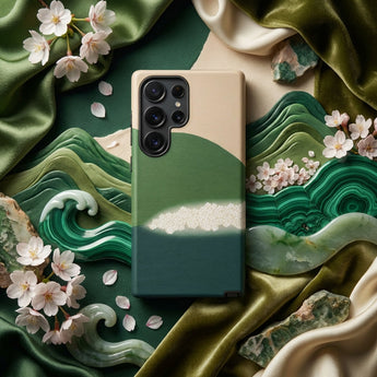 Green Mountains of Momoyugosa - Kamisaka Sekka Phone Case, Mobile Cases, Toby Leon