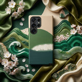 Green Mountains of Momoyugosa - Kamisaka Sekka Phone Case, Mobile Cases, Toby Leon