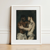 Gripped - Neoclassical Gay Bodybuilders Art Print / Canvas, Neoclassical Gay Bodybuilders, Gay Bodybuilders Art Print, Bodybuilders Art