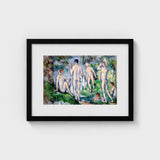 Group of Bathers - Paul Cézanne Nude Art Print / Canvas Skinny-dipping Fever Dream, Cubist Frat Party, Greek Gods Stumbling Prints