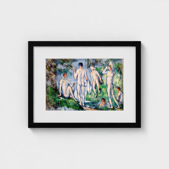 Group of Bathers - Paul Cézanne Nude Art Print / Canvas Skinny-dipping Fever Dream, Cubist Frat Party, Greek Gods Stumbling Prints