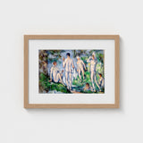 Group of Bathers - Paul Cézanne Nude Art Print / Canvas Skinny-dipping Fever Dream, Cubist Frat Party, Greek Gods Stumbling Prints