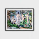 Group of Bathers - Paul Cézanne Nude Art Print / Canvas Skinny-dipping Fever Dream, Cubist Frat Party, Greek Gods Stumbling Prints