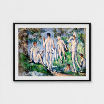 Group of Bathers - Paul Cézanne Nude Art Print / Canvas Skinny-dipping Fever Dream, Cubist Frat Party, Greek Gods Stumbling Prints