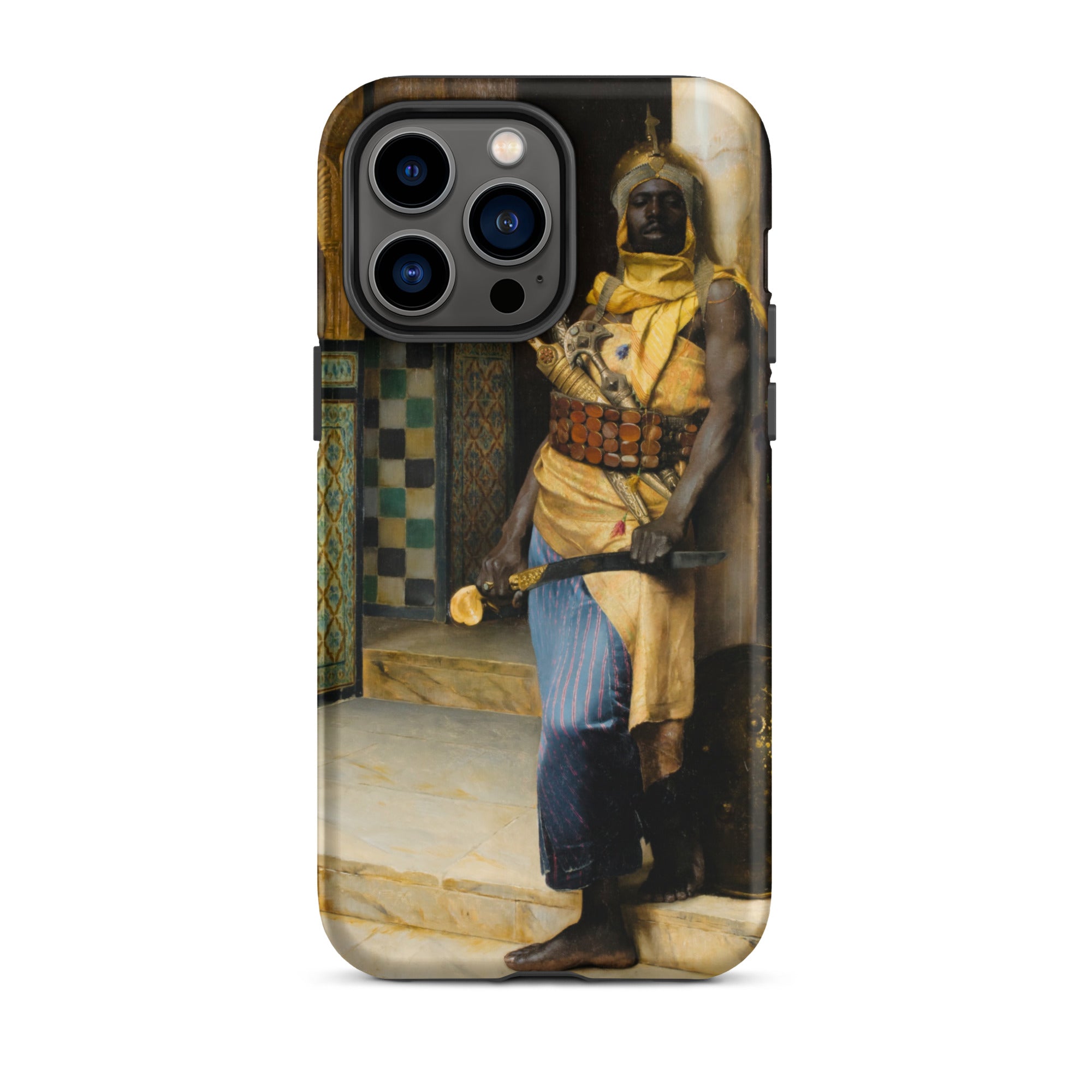 Guarding the Palace Ludwig Deutsch Iphone Case, 14 Pro Max / Matte, Phone Case Painting Moorish Guard