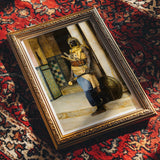 Guarding the Palace - Ludwig Deutsch Orientalism Art Print / Canvas Framed Artwork Figure Traditional Middle Eastern Dress Doorway