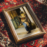 Guarding the Palace - Ludwig Deutsch Orientalism Art Print / Canvas Framed Artwork Figure Traditional Middle Eastern Dress Doorway Ludwig