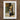 White-framed Print Historical Painting Armored Warrior Gold Blue Ludwig Deutsch’s Guarding, Palace Art, Deutsch