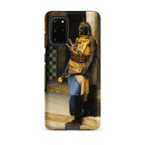 Guarding the Palace - Ludwig Deutsch Phone Case Samsung Galaxy S20 Plus / Matte Phone Case Detailed Painting Warrior Ornate Golden Armor