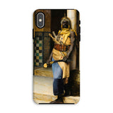 Guarding the Palace - Ludwig Deutsch Phone Case Iphone Xs Max / Matte Phone Case Painting Colorfully Dressed Middle Eastern North Ludwig