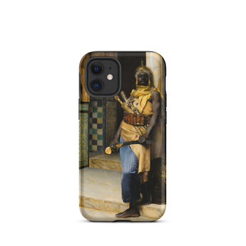 Guarding the Palace - Ludwig Deutsch Phone Case Iphone 12 Mini / Matte Phone Case Painting Guard Ludwig Deutsch’s Orientalism, Deutsch