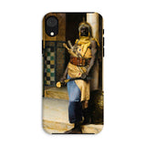 Guarding the Palace - Ludwig Deutsch Phone Case Iphone Xr / Matte Phone Case Painting Ornately Dressed Middle Eastern North Ludwig