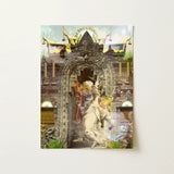 Guest of Honour - Buddhist Collage Fusion Art Print, Buddhist Collage Fusion, Psychedelic Realm, Mind-bending Fusion