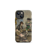 Giocatore di Chitarra - Giovanni Boldini Custodia Iphone, 13 Mini / Opaca, Custodie per Telefoni Cellulari, Toby Leon
