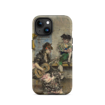 Giocatore di Chitarra - Giovanni Boldini Custodia Iphone, 15 / Opaca, Custodie per Telefoni Cellulari, Toby Leon