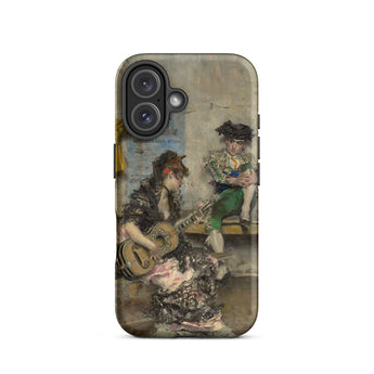 Giocatore di Chitarra - Giovanni Boldini Custodia Iphone, 16 / Opaca, Custodie per Telefoni Cellulari, Toby Leon