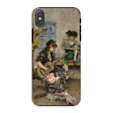 Giocatore di Chitarra - Giovanni Boldini Custodia Iphone, Xs / Opaca, Custodie per Telefoni Cellulari, Toby Leon
