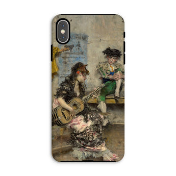 Giocatore di Chitarra - Giovanni Boldini Custodia Iphone, Xs Max / Opaca, Custodie per Telefoni Cellulari, Toby Leon