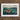 White-framed Artwork Wooden Boat Two Figures Turbulent Teal Winslow Homer’s Gulf Stream, American Realism Art