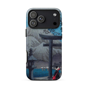 Hakone Lake in Moonlight - Hiroaki Takahashi Phone Case Iphone 17 Pro Max / Matte Iphone 12 Pro Max Case Japanese-inspired Artwork Samurai