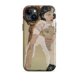 Half Naked Woman - Custodia per iPhone Egon Schiele, 15 Plus / Opaca, Custodie per telefono, Toby Leon