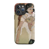 Half Naked Woman - Custodia per iPhone Egon Schiele, 16 Pro Max / Opaca, Custodie per telefono, Toby Leon