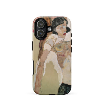 Donna Mezza Nuda - Egon Schiele Custodia Iphone, 17 / Opaca, Custodie per Cellulari, Toby Leon