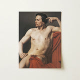 Half Painted Figure - William-adolphe Bouguereau Art Print / Canvas Classical-style Oil Painting Muscular Nude Male Bouguereau’s Isolates,