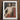 White Framed Classical Male Figure Art Print Red Bouguereau’s Canvas Isolates, Commanding Pose with Head Angled, Hand Raised Arm Burns