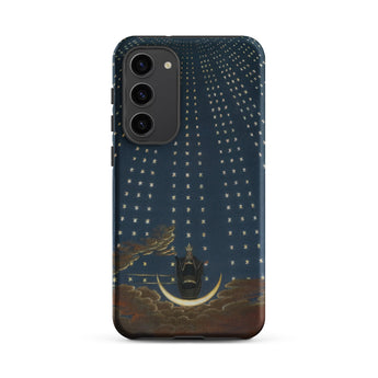 Hall of Stars - Karl Friedrich Thiele Phone Case Samsung Galaxy S23 Plus / Matte Dark Blue Celestial Design White Iphone, Mobile Cases