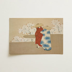 Hanami Season - Kamisaka Sekka Art Print / Canvas, 18x12’’ / 46x31cm / Unframed / no Border, Posters Prints & Visual Artwork, Toby Leon