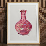 Carafe peinte à la main - Ralph Atkinson Tirage d’art / Toile, 24x32’’ / 61x81cm / Cadre naturel / Passe-partout, Affiches, estampes & art visuel,